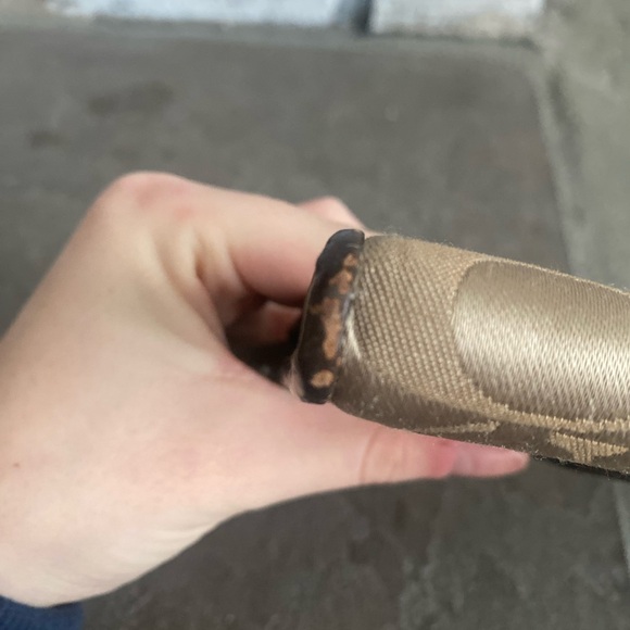 Coach Brown Vintage Signature Monogram Wristlet - Picture 12 of 12